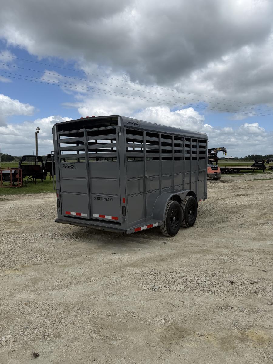 16 X 6 X 6.6 LIVESTOCK TRAILER BY DELTA MFG Image 6
