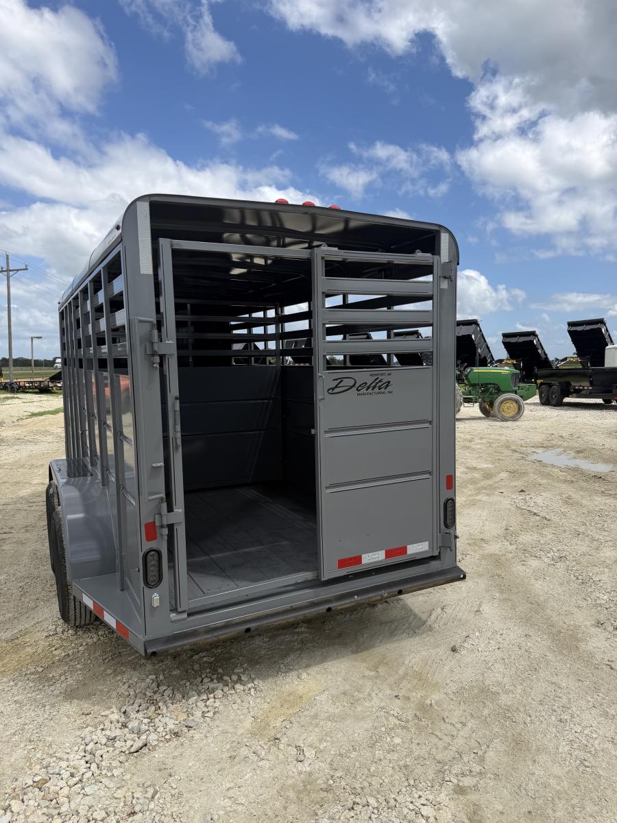 16 X 6 X 6.6 LIVESTOCK TRAILER BY DELTA MFG Image 9