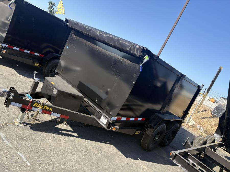 Big Tex 14LX 14K CHANNEL TAND DUMP 83"X12 4 SIDES, BLACK, 6SIR Image 0