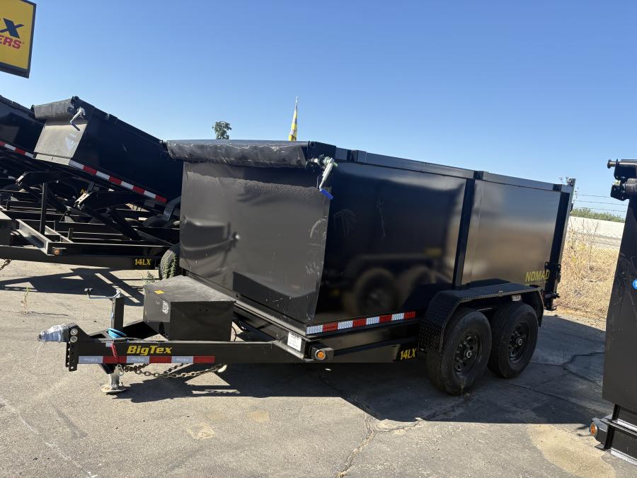 Big Tex 14LX 14K CHANNEL TAND DUMP 83"X12 4 SIDES, BLACK, 6SIR Image 0