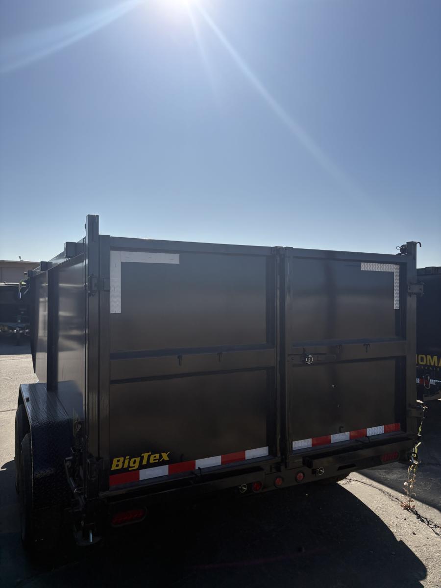 Big Tex 14LX 14K CHANNEL TAND DUMP 83"X12 4 SIDES, BLACK, 6SIR Image 1