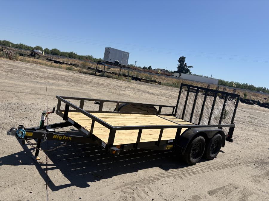 Big Tex 70PI 7K TAND SQ TU UTL 83"X14 BLK Image 0