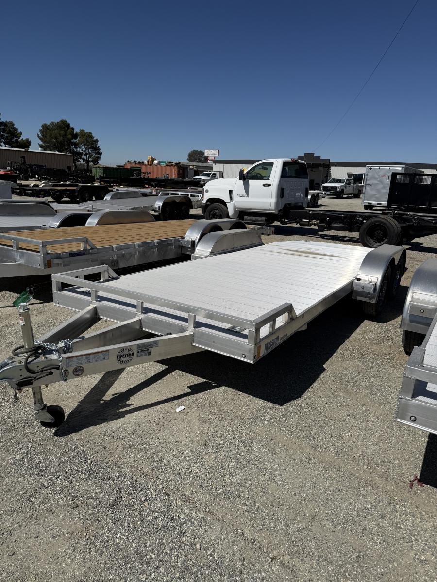 MOCH 8X20 OPEN CAR HAULER TRAILER BY MISSION Image 1