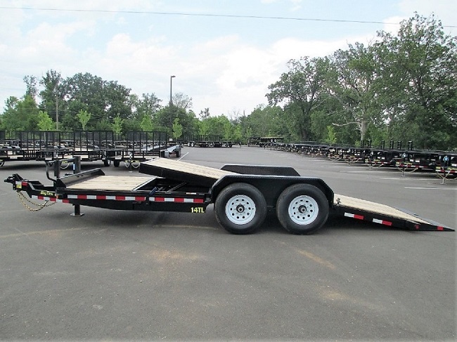 2022 Big Tex 14TL 83" x 22 (16 + 6) Heavy Duty Tilt Bed Trailer