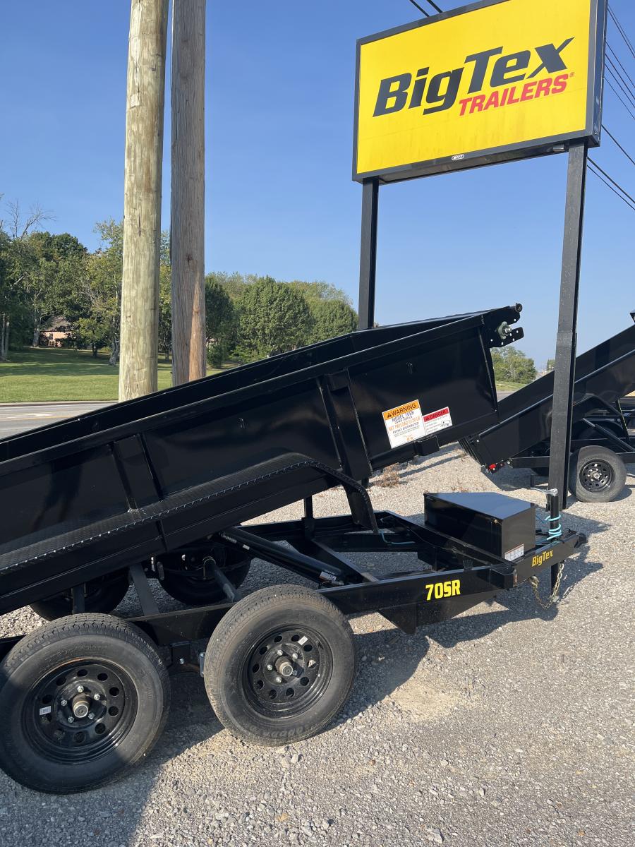 Big Tex 70SR, Dump, 60" x 10', 7K, Double Rear Doors Image 0