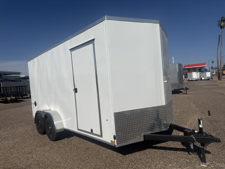 K-DX 7X16 EX DLX FLAT TOP VNOSE ENCLOSED CARGO 7K Image 0