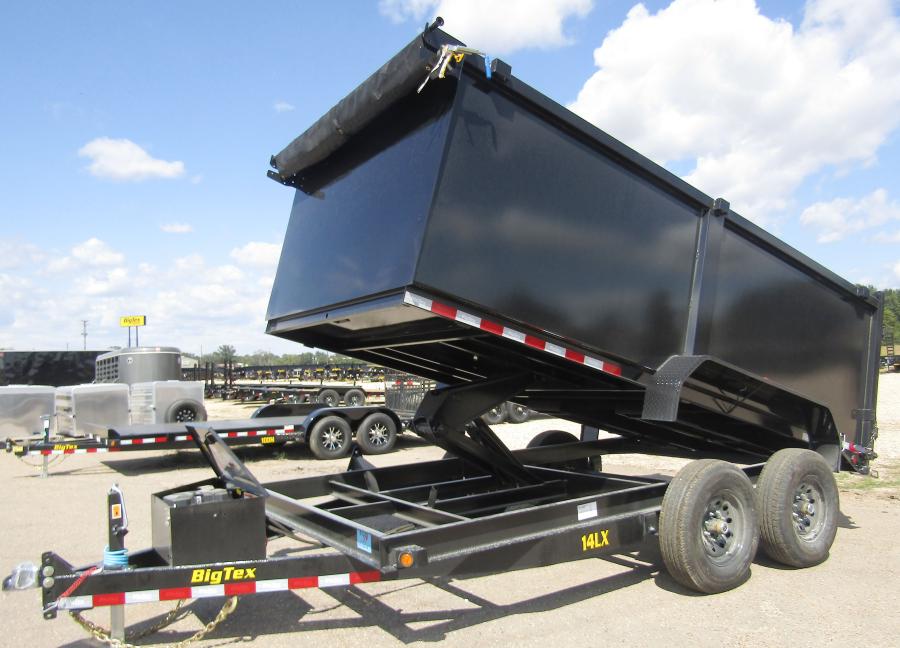 Big Tex 14LX, Dump, 83" x 14', 14K, 4' Sides Image 0