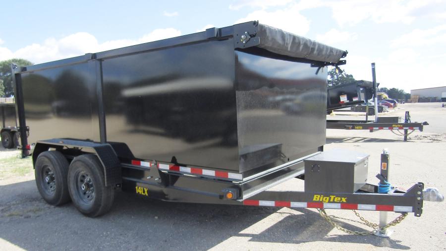 Big Tex 14LX, Dump, 83" x 14', 14K, 4' Sides Image 2