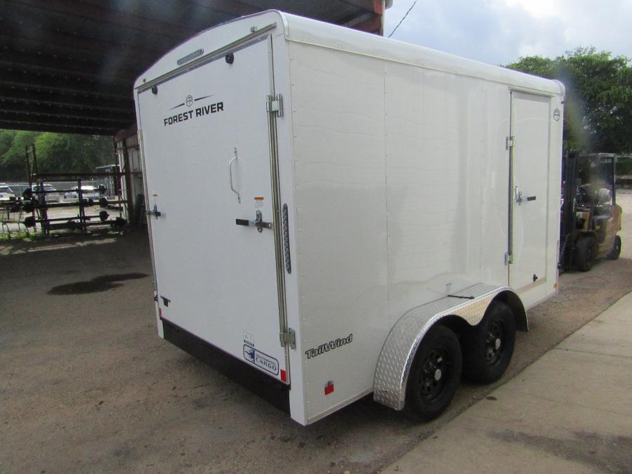 VHW7 7X12 ENCLOSED RAMP DOOR WHITE Image 0