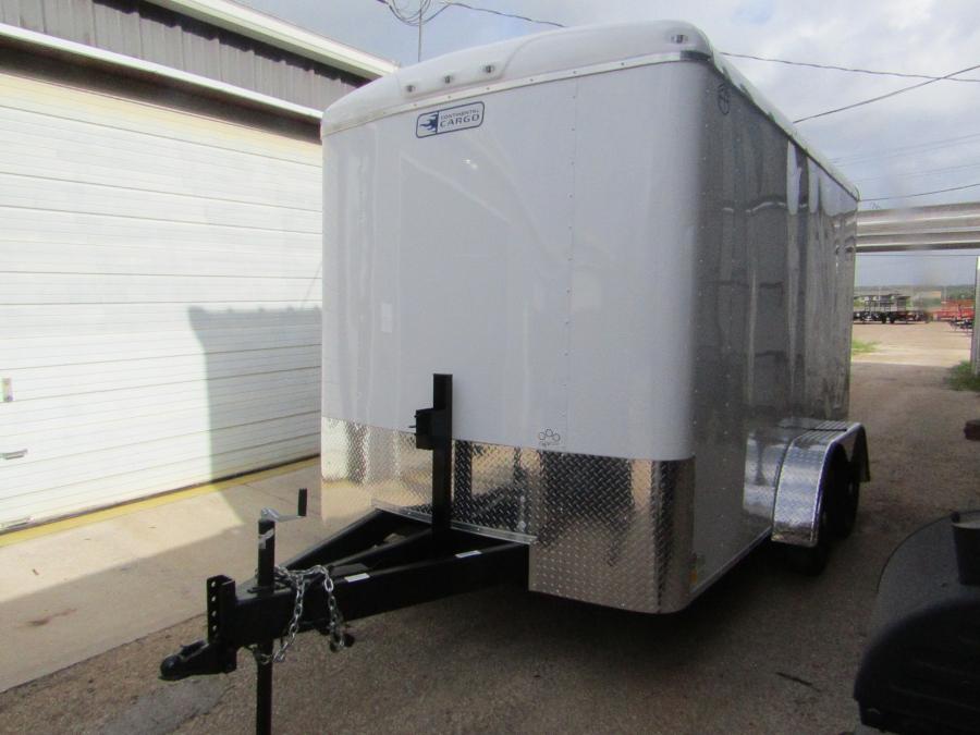 VHW7 7X12 ENCLOSED RAMP DOOR WHITE Image 2