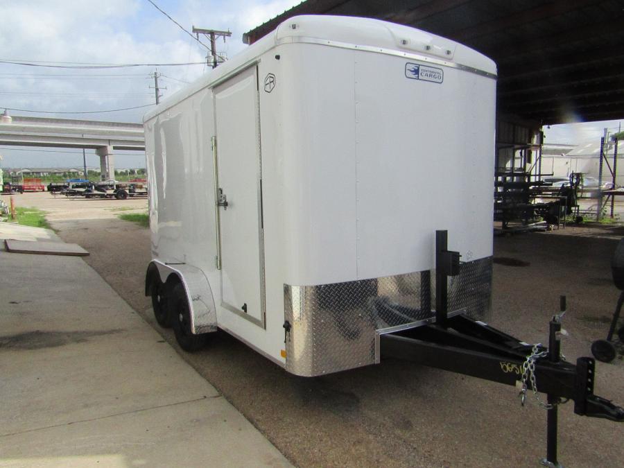 VHW7 7X12 ENCLOSED RAMP DOOR WHITE Image 3