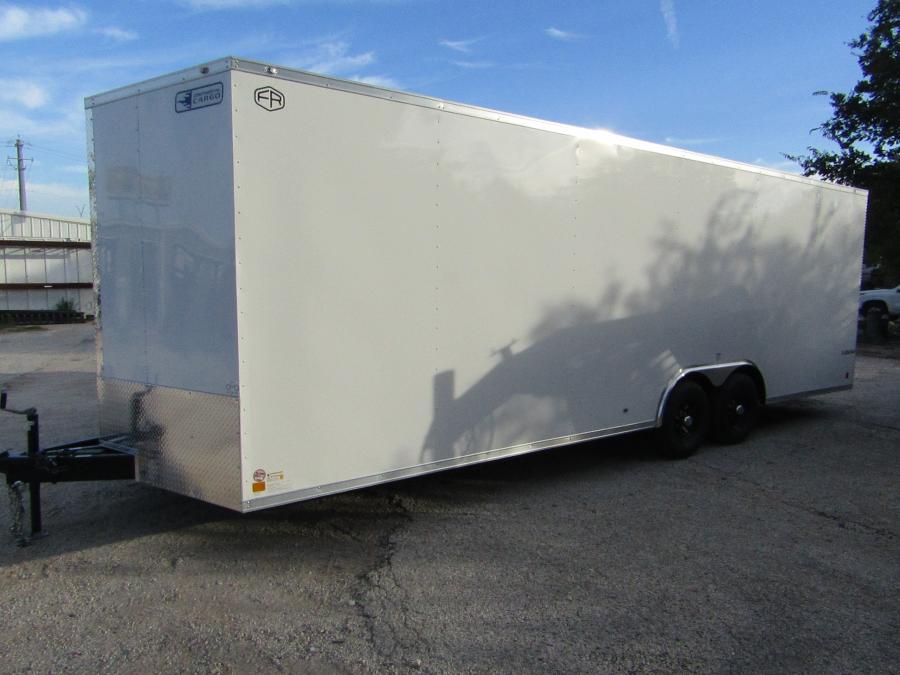 VHW8 85X24 ENCLOSED RAMP DOOR WHITE Image 1