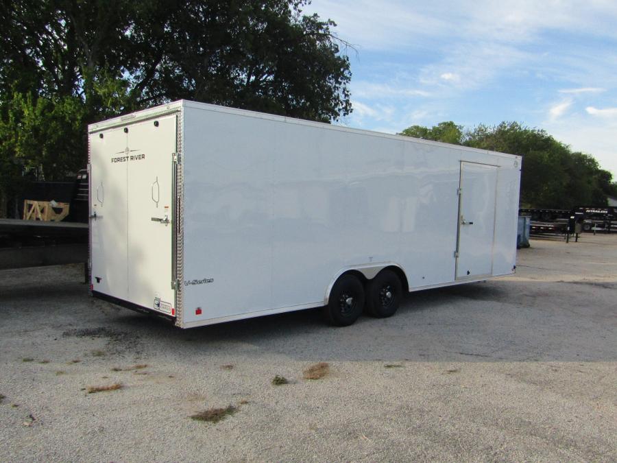 VHW8 85X24 ENCLOSED RAMP DOOR WHITE Image 2