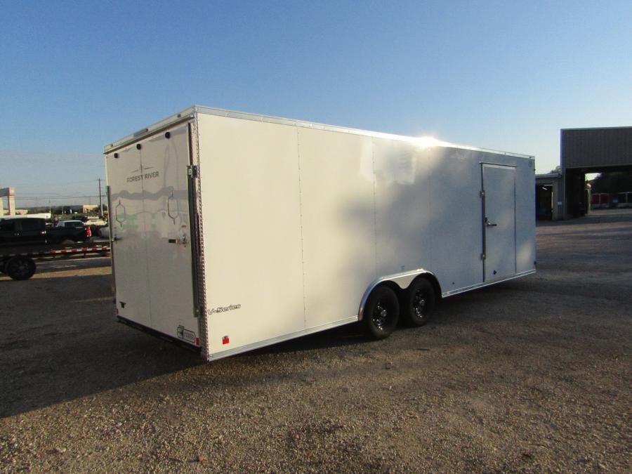 VHW8 85X24 ENCLOSED RAMP DOOR WHITE Image 7