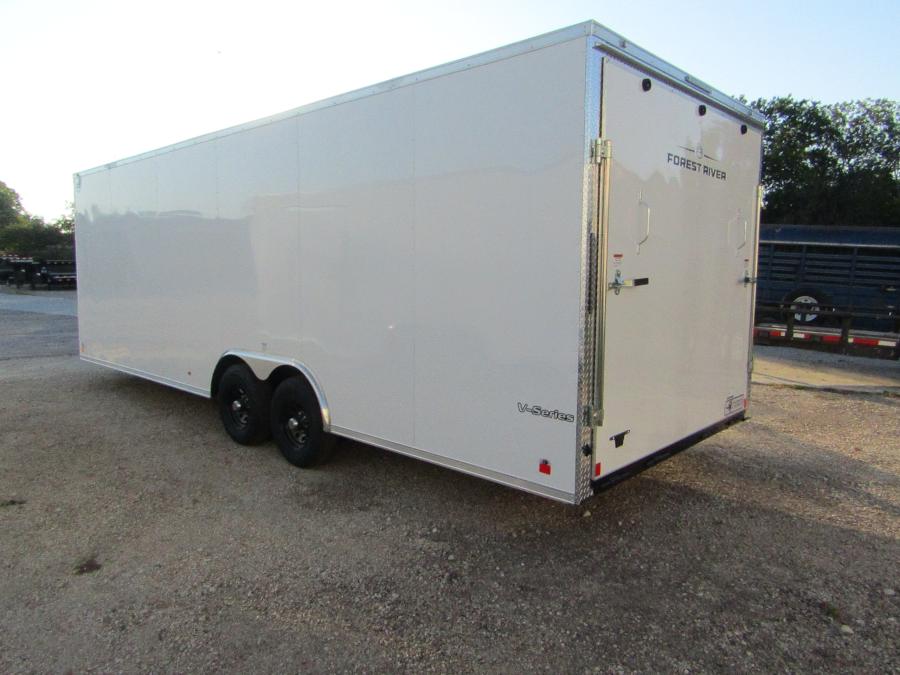VHW8 85X24 ENCLOSED RAMP DOOR WHITE Image 8