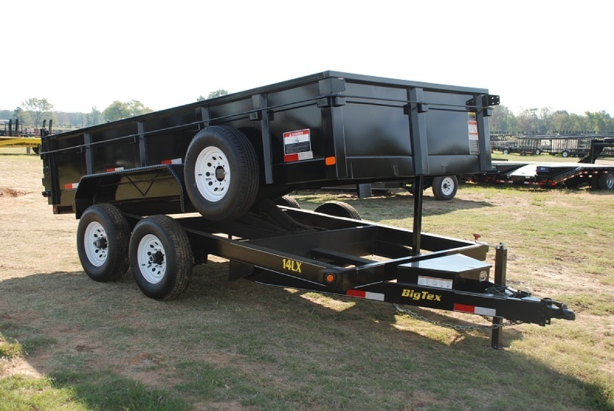 2022 Big Tex 14LX 14,000#,TA,LX DUMP,(83 x 14) 7 Ramps, Combo Gate,LED,P-DN