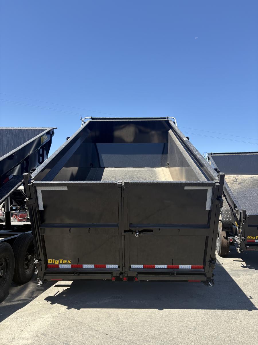 Big Tex 14TD 15.4K HD TELESCOPIC DUMP 83"X1 4SIDES, 6SIR, X-SERIES PKG,BK Image 1