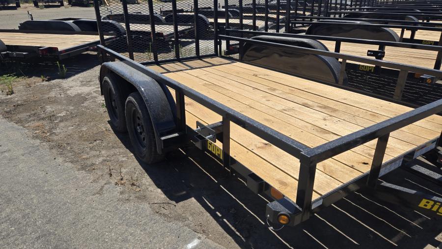 Big Tex 70PI-X 7K TAND SQ TU UTL 83"X16 BLK Image 1