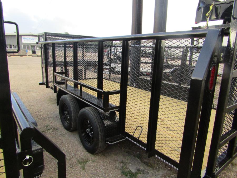 83X1 83"x16 LANDSCAPE TRAILER W/ 5 ROCKING R Image 1