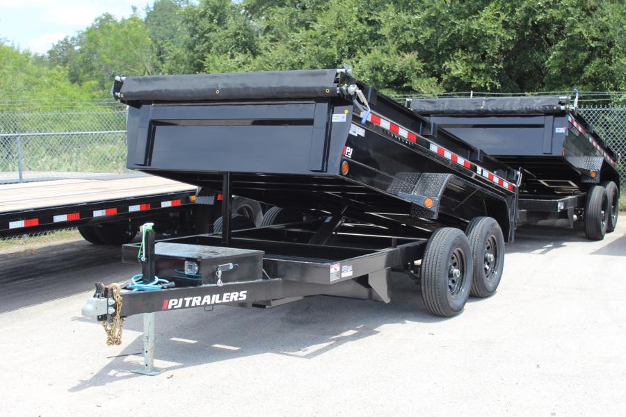 PJ D3, Dump, 12' x 72", 9.9k, Slide in Ramps Image 0