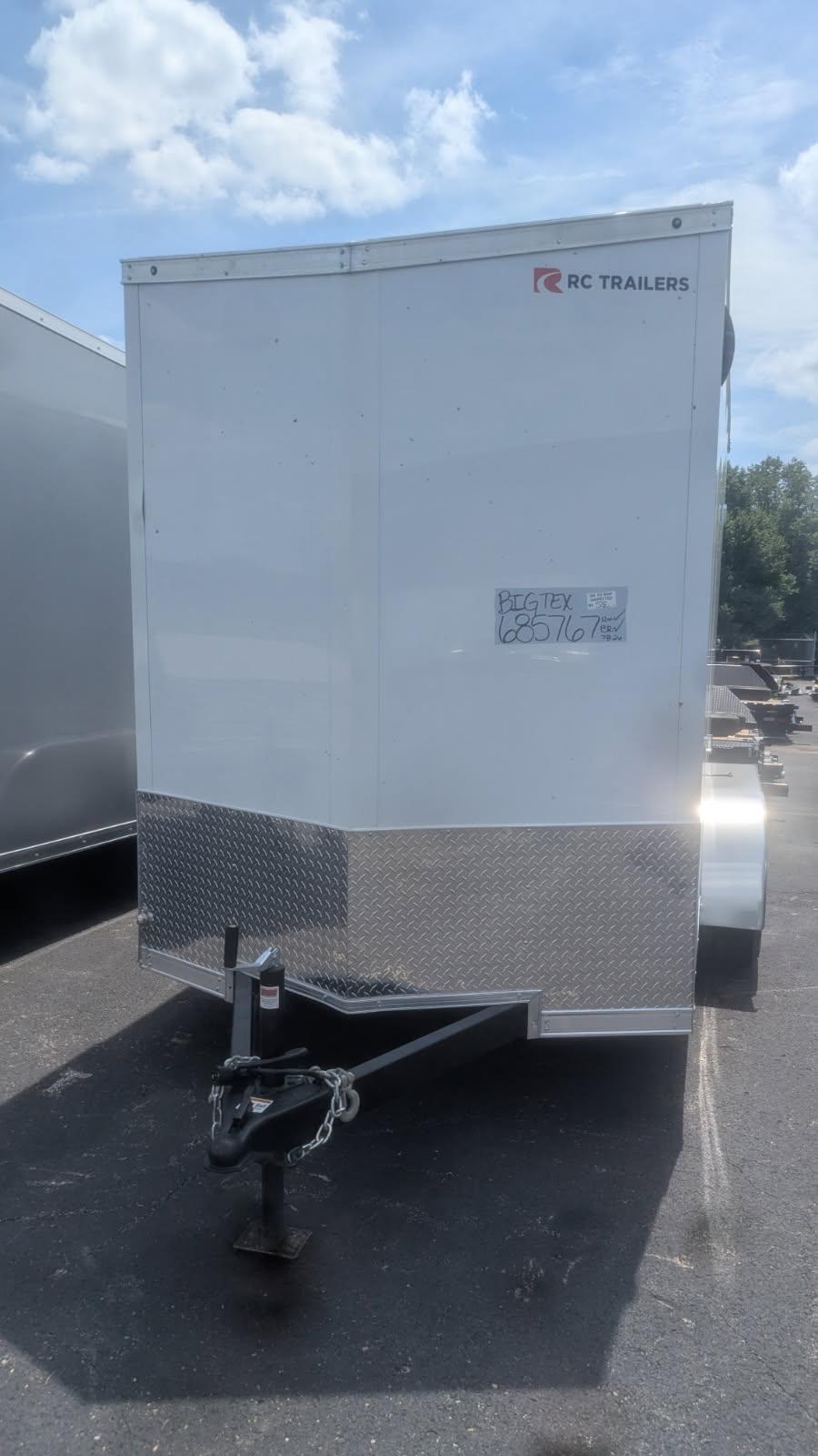 RDLX RDLX 7 X 14 TA FLAT TOP WEDGE ENCLOSED TRAILER BY RC Image 0