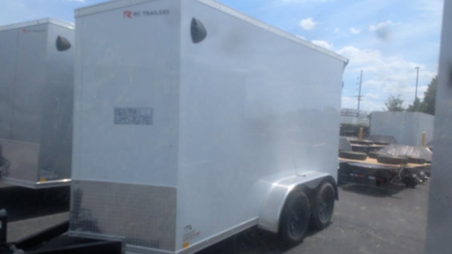 RDLX RDLX 7 X 14 TA FLAT TOP WEDGE ENCLOSED TRAILER BY RC Image 1