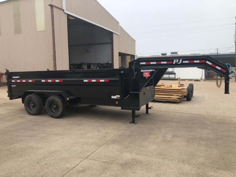PJ DE, Dump, 16' x 83", 24k, Gooseneck Image 1