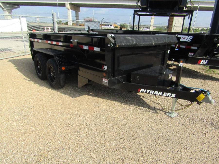 PJ D3, Dump, 12' x 72", 9.9k, Slide in Ramps Image 0