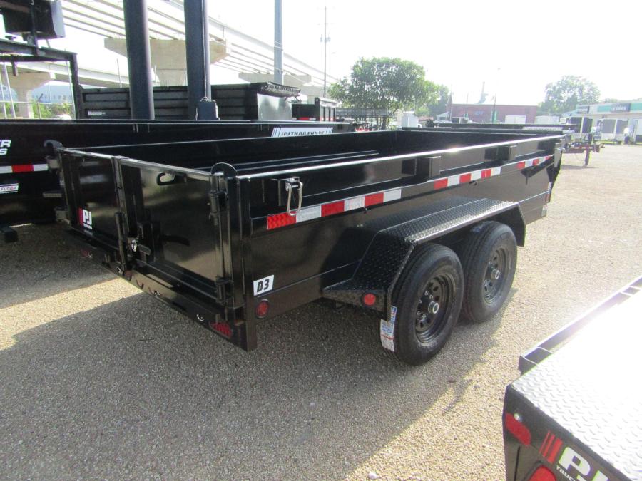 PJ D3, Dump, 12' x 72", 9.9k, Slide in Ramps Image 1