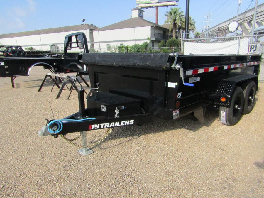 PJ D3, Dump, 12' x 72", 9.9k, Slide in Ramps Image 3