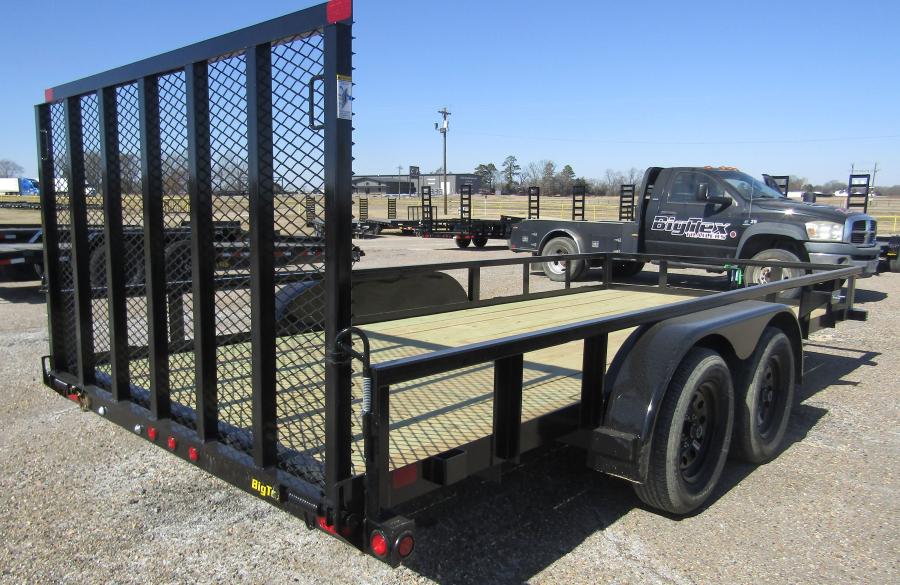 Big Tex 70PI 7K TAND SQ TU UTL 83"X18 BLK Image 3