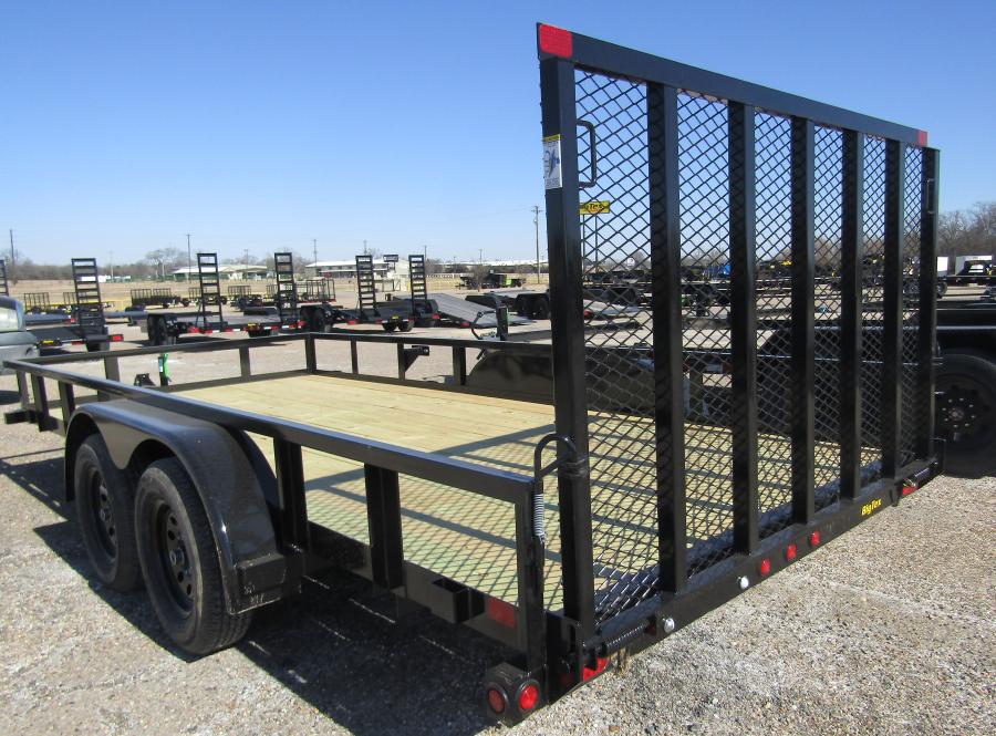 Big Tex 70PI 7K TAND SQ TU UTL 83"X18 BLK Image 4