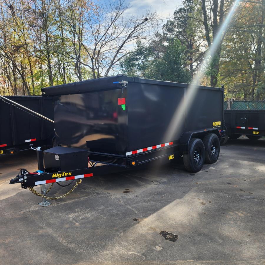 Big Tex 14LX, Dump, 83" x 14', 14K, 4' Sides Image 0