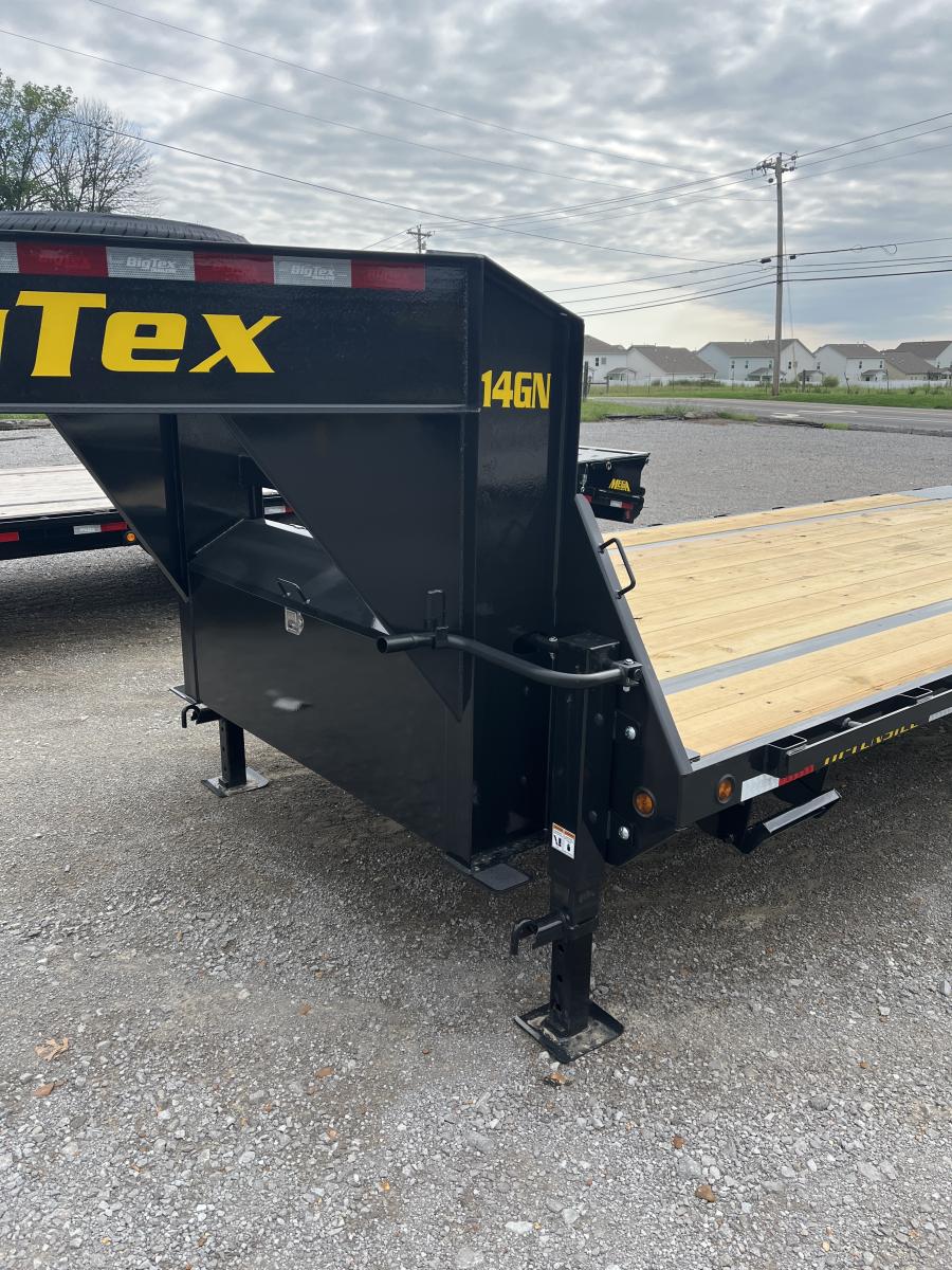 Big Tex 14GN, Gooseneck, 102" x 30', 15.9K, Dovetail, Mega Ramps Image 1
