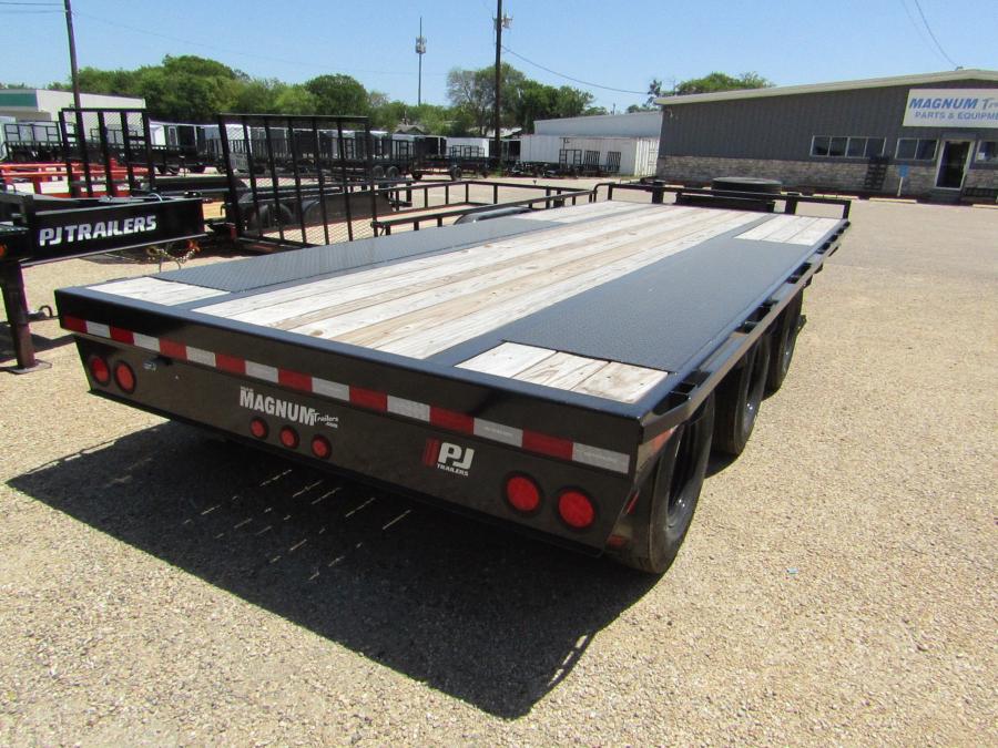 102″X20′ TRIPLE 10K AXLE HAUL TRAILER, NO RAMPS, 14 PLY TIRES, SPARE TIRE Image 2