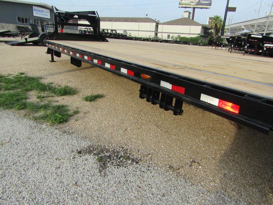 PJ LS, Gooseneck, 40' x 108", 17.5k, Dovetail, Ratchets w/ Slide Track Image 3
