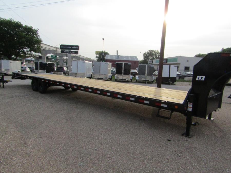 PJ LS, Gooseneck, 40' x 108", 17.5k, Dovetail, Ratchets w/ Slide Track Image 4