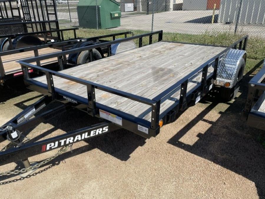 PJ TRAILERS U721 PJ 77X12 SA UTILITY STR DECK Image 1