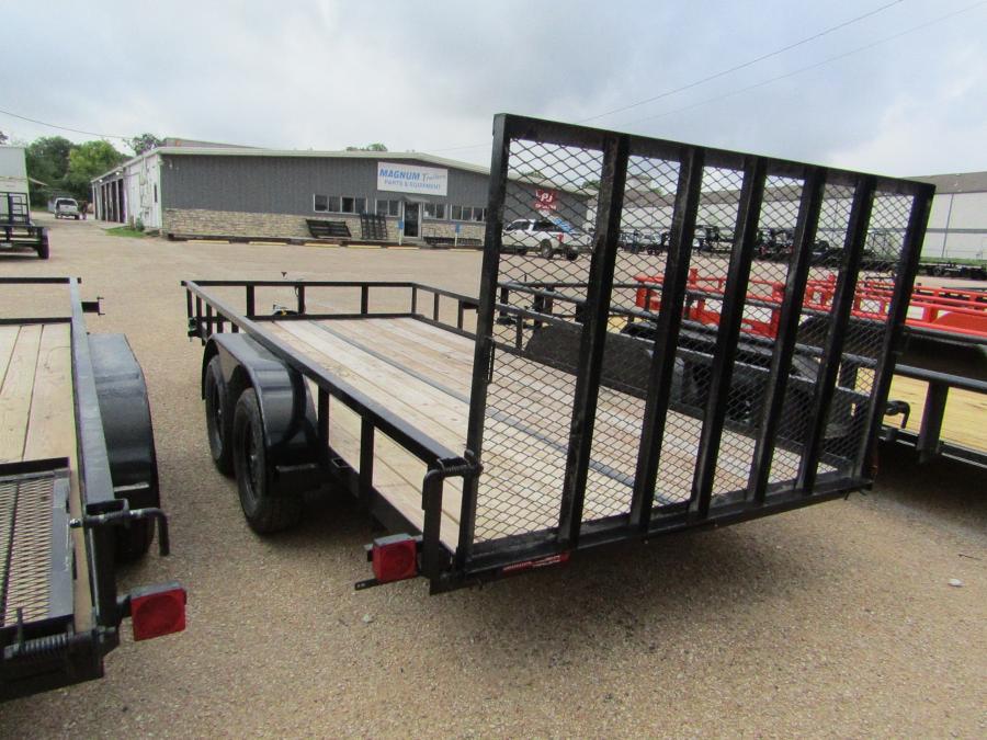 PJ TRAILERS COM7 7X16 TA RG COMMANDER UTLY Image 2