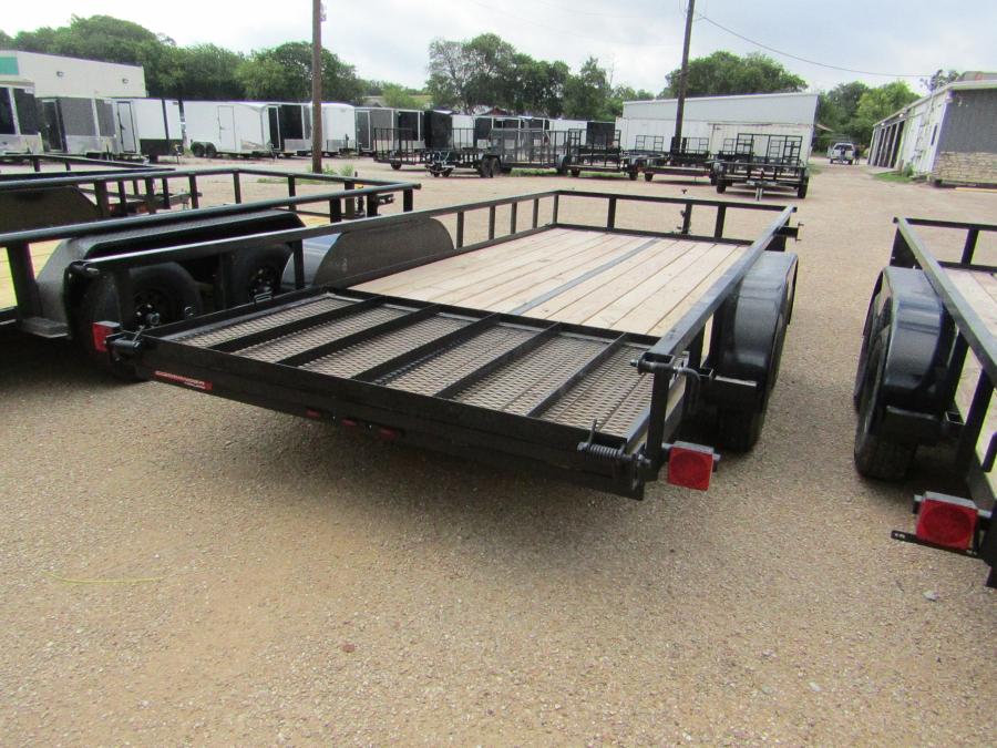 PJ TRAILERS COM7 7X16 TA RG COMMANDER UTLY Image 3