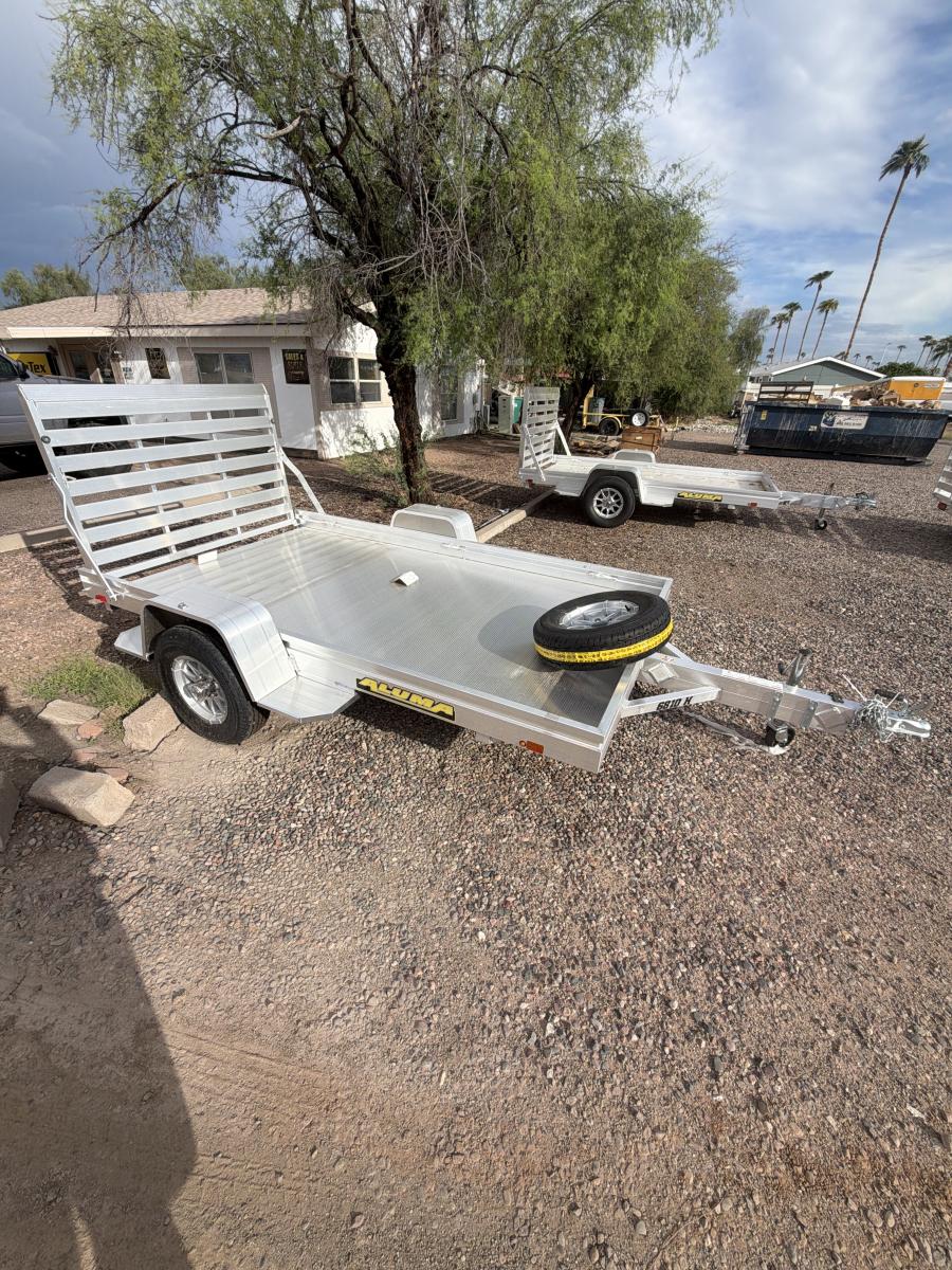 Aluma 6810 ALUMA 68" X 120" SA UTILITY TRAILER WITH TAILGATE Image 0