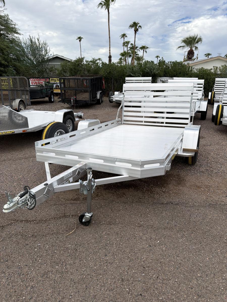 Aluma 7712 ALUMA 77" X 142" HEAVY SA TRAILER, STRAIGHT TAILGATE Image 0
