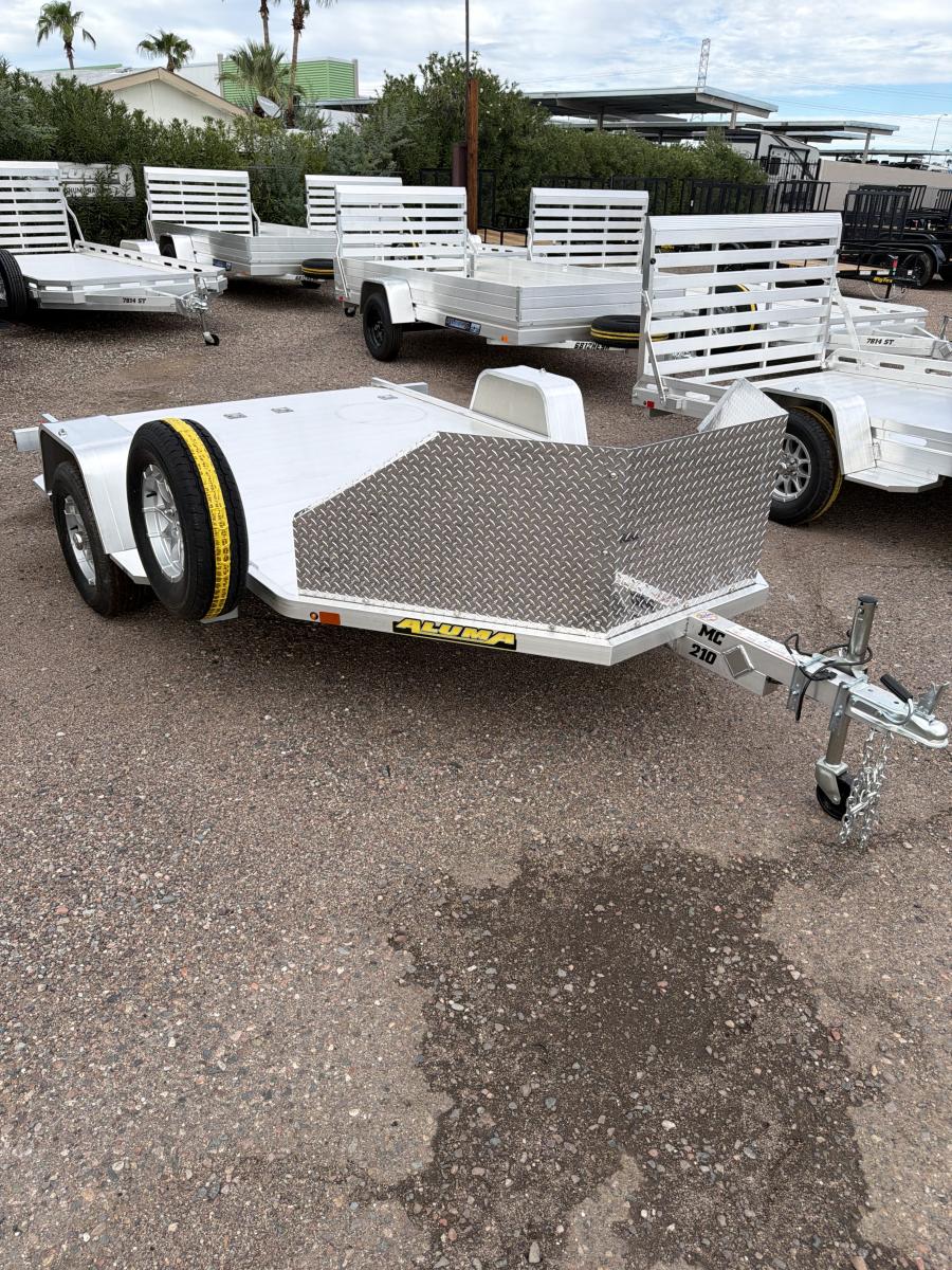 Aluma MC21 ALUMA 2-PLACE MOTORCYCLE 10 SA UTILITY TRAILER Image 0