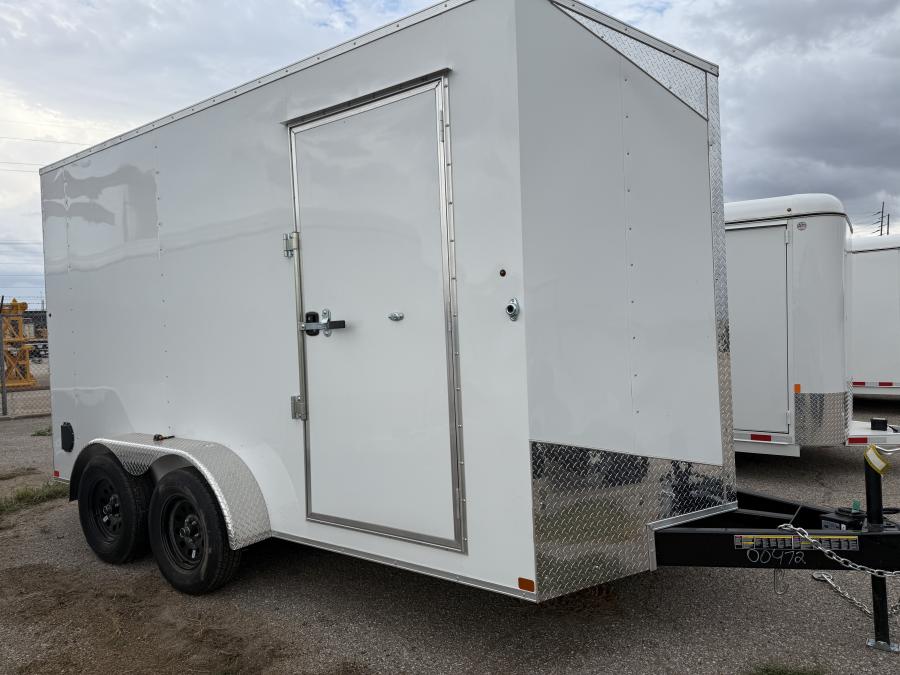 7x14 Carryon Enclosed Cargo Trailer 7K Image 1