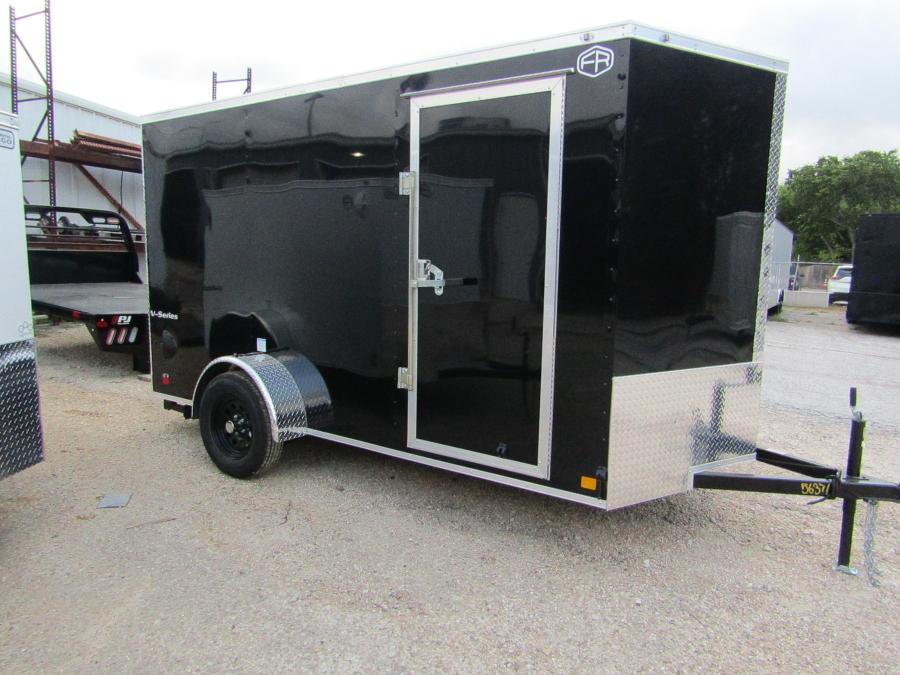 VHW6 6X12 ENCLOSED RAMP DOOR BLACK Image 0