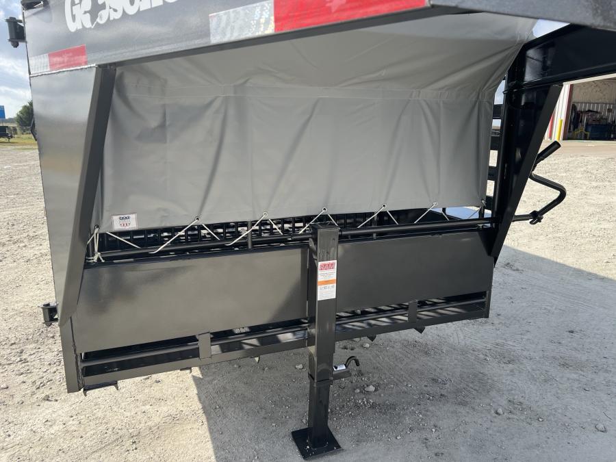 STEEL GN LIVESTOCK TRAILER 24 X 6.8 W/ (2) 7K AXLES BY GOOSENECK Image 11