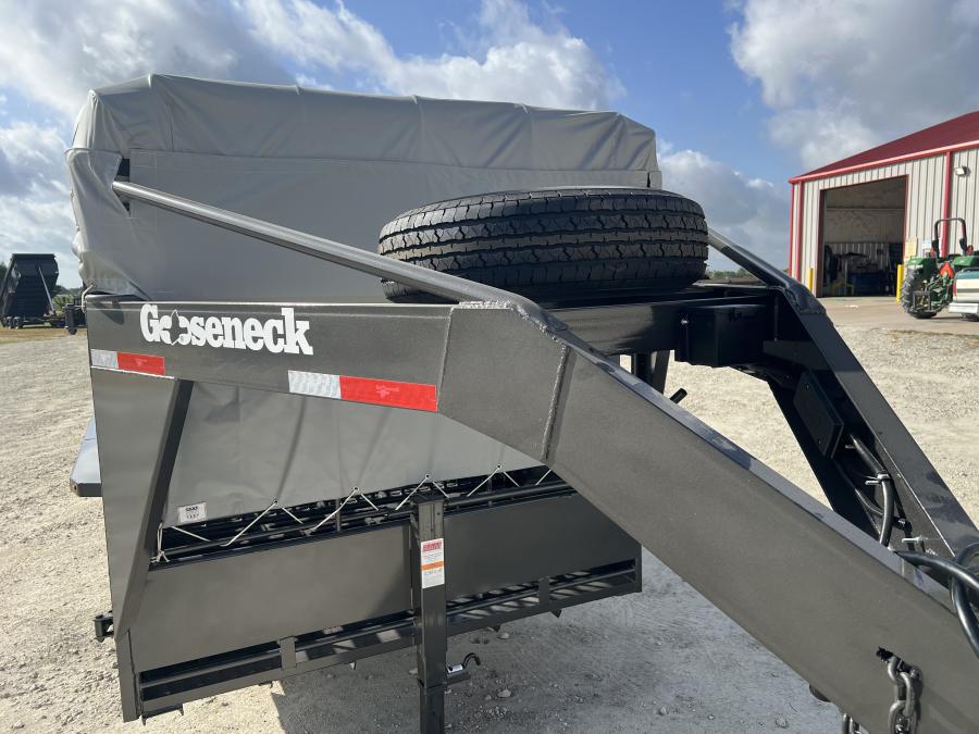 STEEL GN LIVESTOCK TRAILER 24 X 6.8 W/ (2) 7K AXLES BY GOOSENECK Image 12
