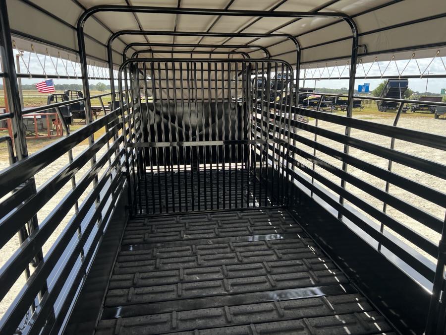24' x 6'8" x 7' GN LIVESTOCK TRAILER BY DELTA MFG Image 8