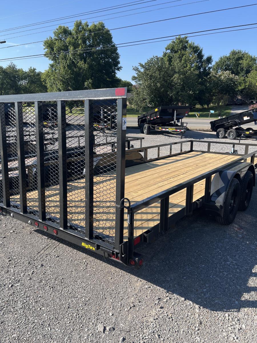 Big Tex 70PI 7K TAND SQ TU UTL 83"X20 2 BRAKES, BLK Image 3