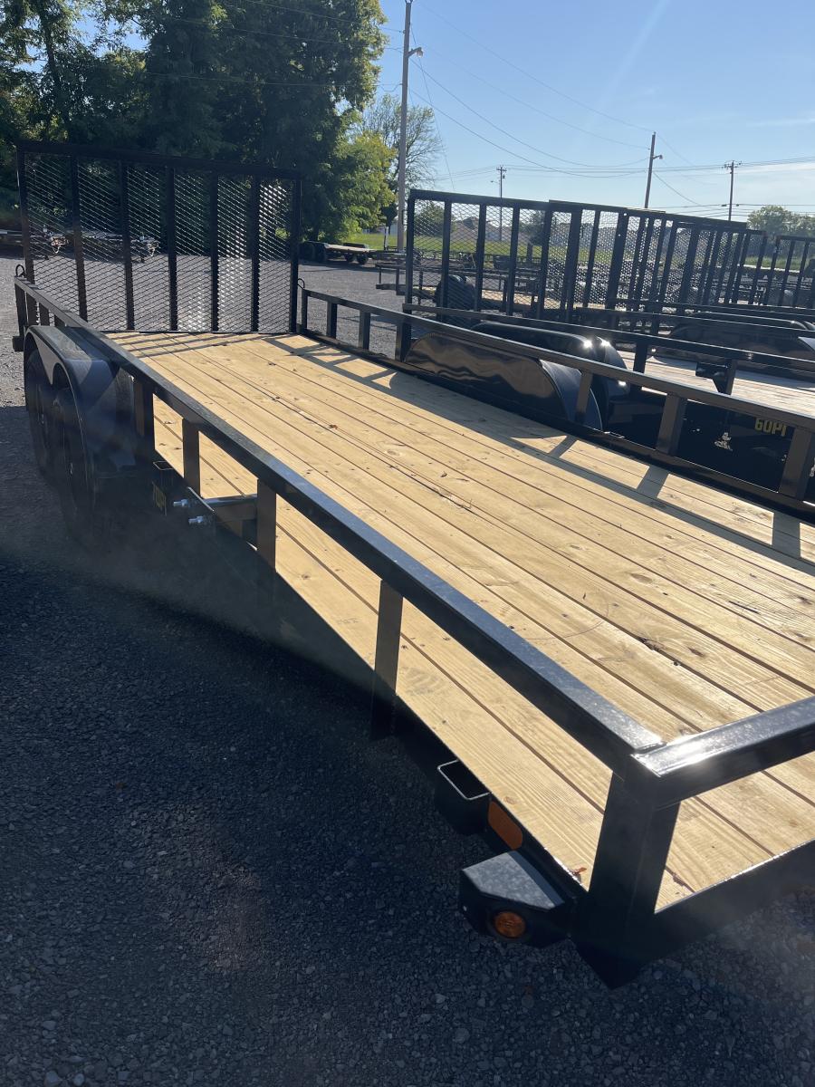 Big Tex 70PI 7K TAND SQ TU UTL 83"X20 2 BRAKES, BLK Image 4